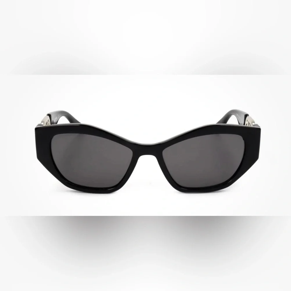 Karl Lagerfeld 6086S Black Modified Cat-Eye Sunglasses NIC